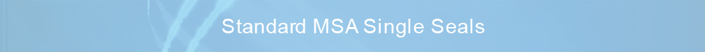 Standard MSA Single Seal